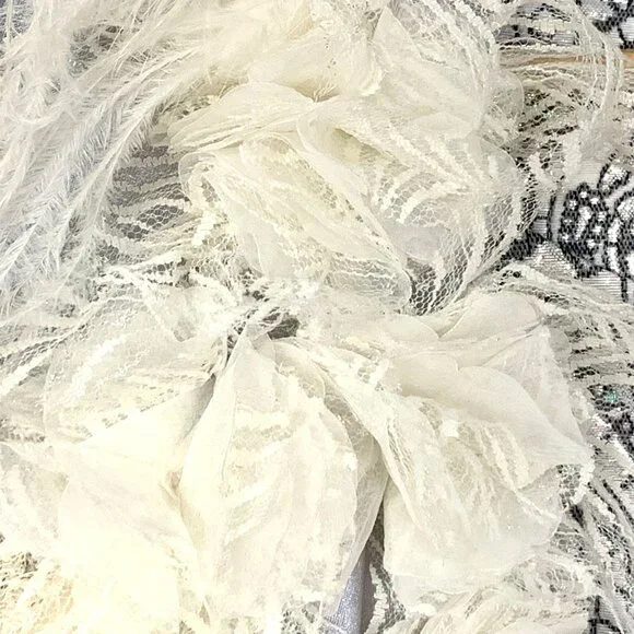 Elite Champagne 2 PC Blazer Shell Silver Brocade Mother of Bride Church Size 10 - Picture 3 of 10